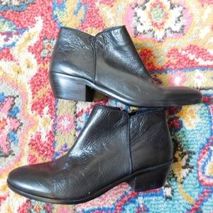 SAM EDELMAN petty leather bootie [black, 6.5]✨NWOT